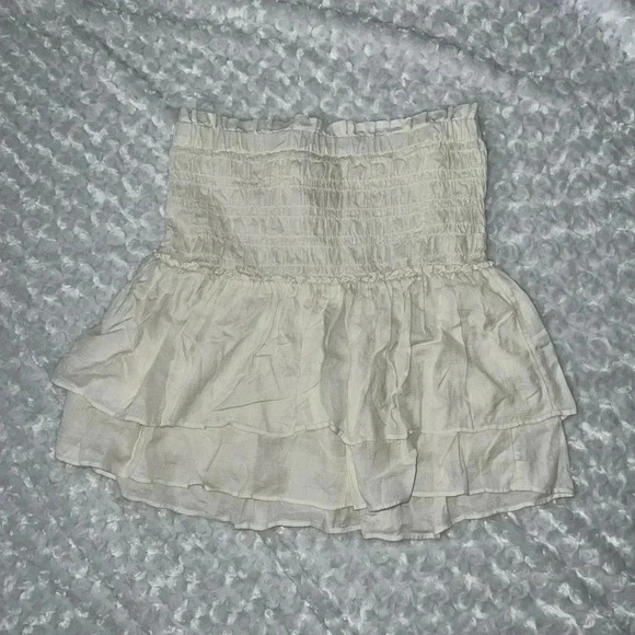 Madewell Women's Cream Skirt Size Large - Picture 4 of 5
